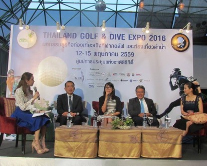 Thailand Golf & Dive Expo Press Conference (28/4/59)